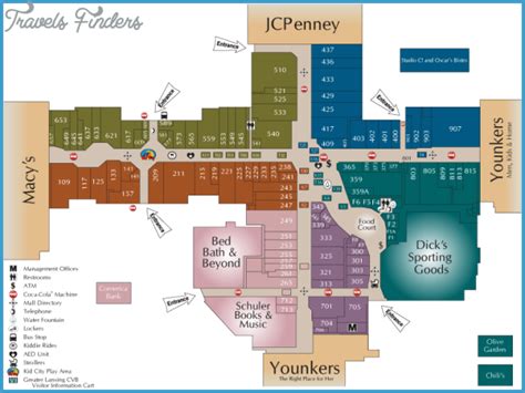 westfield topanga mall directory map.